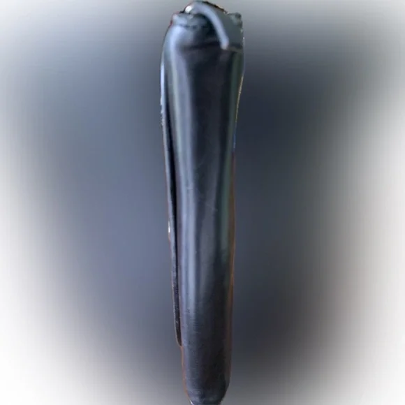 Gucci Vintage Long Black Wallet with Gold Logo - Picture 12 of 13